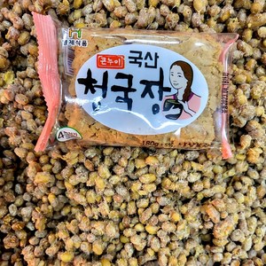 큰누이 100% 국산 청국장, 5개, 180g