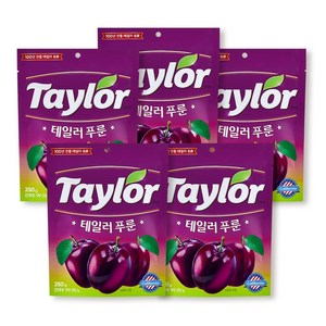 테일러 푸룬건자두, 250g, 5개