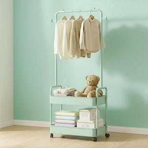 밀슨 철제 이동식 행거 미니 스탠드 옷걸이 행거 600