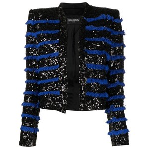 발망 발망 프린지 시퀸 재킷