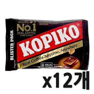 코피코 마요라 카푸치노맛 캔디 블리스터 팩 12p, 384g, 1개