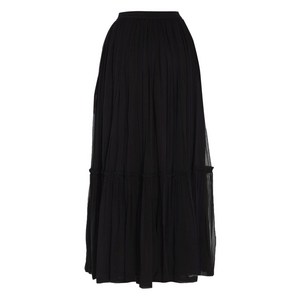 생로랑 러플 미디 스커트