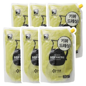 아워홈 행복한맛남 키위드레싱, 2kg, 6개