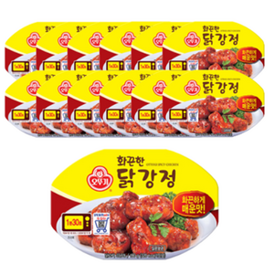 오뚜기 화끈한 닭강정, 180g, 12개