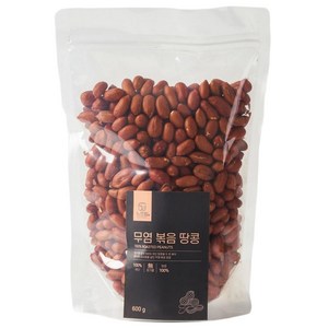 느으림 건강하게 두 번 볶은 국산 무염 볶음 땅콩, 600g, 1개