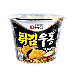 농심 튀김우동 큰사발면 111g, 32개