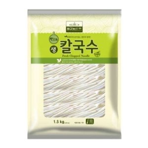 [칠갑농산]생칼국수 고급 1.5kg x10개입 1박스, 10개