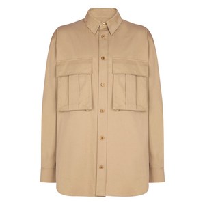 발망 코튼 사파리 셔츠, 베이지계열, Collar (cm) 39(KR 105)