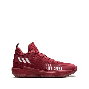 아디다스 데임 7 EXTPLY 스니커즈, US men 8.5(KR 265), 레드계열+화이트계열