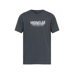 몽클레르 크루 넥 로고 티셔츠, 그레이계열, Standard L(KR 100-180)