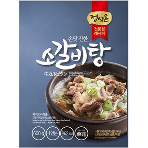 초원식품 정성온 소갈비탕 600g, 3개