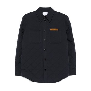 보테가 베네타 퀼팅 포켓 셔츠 재킷, 블루계열, Italy 36