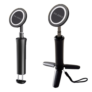 다세코 맥세이프 핸드폰 거치대 360도 회전 셀카봉 스마트폰 미니 삼각대 세트