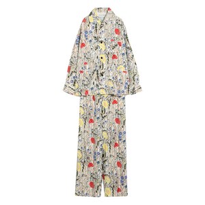 보테가 베네타 floral-print pyjama set, 베이지계열, M(KR 66)
