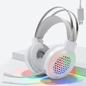 메이브 초경량 게이밍 헤드셋 USB 마이크 LED