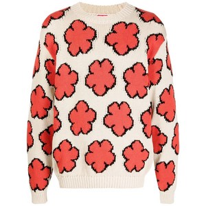 겐조 보크 플라워 스웨터, 베이지계열+오렌지계열, Standard L(KR 105)