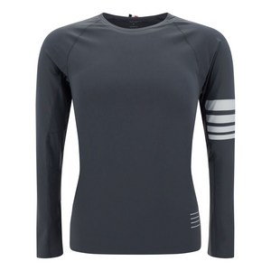 톰 브라운 4 바 스트라이프 라이트웨이트 컴프레션 탑, 그레이계열, Standard L(KR 105)