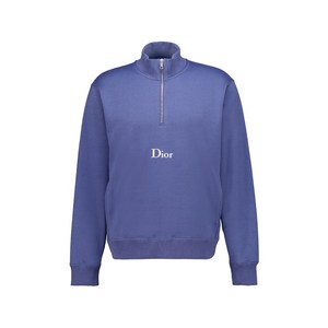 디올 하프 집업 스웨트셔츠, 블루계열, L(KR 105)