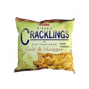 Oishi Cacklings Salt & Vinega 오이쉬 크레클링 솔트 비니거, 1개, 50g