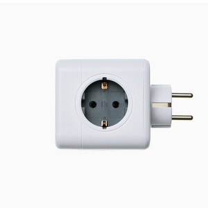 파워큐브 V2 멀티탭 4구 USB 익스텐디드 블랙, 3cm, 화이트, 1개