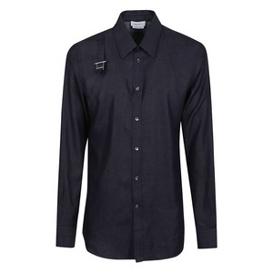 알렉산더맥퀸 버튼다운 셔츠, 블루계열, Collar (in) 15 1/2(KR 39)