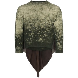 메종 마르지엘라 메종 마르지엘라 스카프 디테일 블리치 스웨터, 그린계열, Standard M(KR 100)