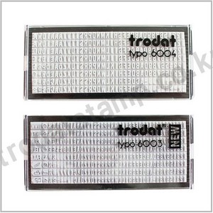 1603 트로닷 활자판 trodat 6003 trodat 6004, typo6005