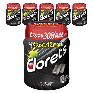 Clorets 일본 클로렛츠 샤프 민트 껌 140g 6팩, 140g, 6개
