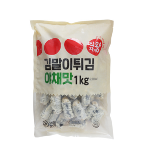 푸디스트 식자재왕 김말이튀김 야채맛, 1kg, 5개