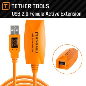 테더툴스 USB 2.0 SupeSpeed Active Extension 연장선 카메라 컴퓨터 케이블 / 테더툴즈 USB 테더링 케이블 usb 연장케이블 태더툴스 태더툴즈, USB 2.0 SupeSpeed 연장선, 1개