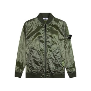 스톤 아일랜드 컴퍼스 배지 봄버 재킷, 그린계열, Standard S(KR 90)