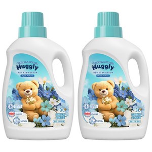 허글리 초고농축 섬유유연제 미스틱퍼퓸, 3L, 2개