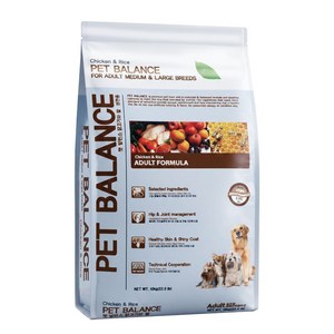펫발란스 어덜트 강아지 포뮬라 건식사료, 닭, 10kg, 1개