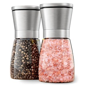 비모던 304 스텐 소금 후추 입자조절 그라인더, 170ml, 2개