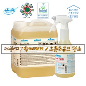 Xon forte 키엘 엑손 포르테 5L 주방 기름때 탄 찌꺼기 제거 알칼리 에코라벨 친환경, 1개