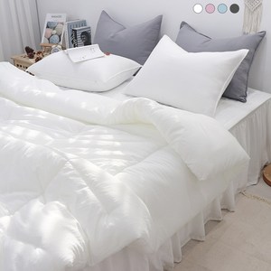 이즈베딩 베르데 먼지없는 세미마이크로 바이오워싱 알러지케어 두꺼운 겨울 차렵이불 세트 (SS/Q)