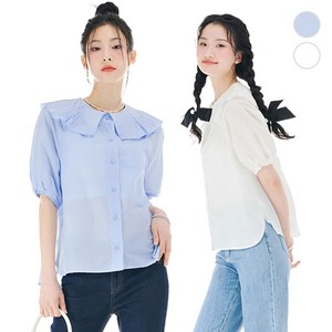 [체이스컬트] (본사직영)빅카라 BLOUSE2Color