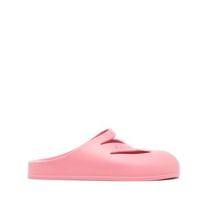 발리 라운드 토 플랫 슬라이더 샌들