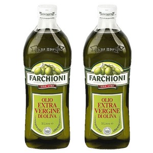 파르키오니 엑스트라 버진 올리브오일, 1L, 2개