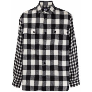 디젤 체크 플란넬 울 셔츠