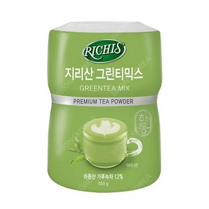 동서 리치스 지리산 그린티 믹스 550g 1개 분말 가루 녹차, 1개입