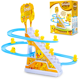 퍼니버스 스몰덕 오리 계단 아기 장난감 오리12마리 볼륨조절