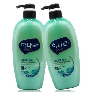 애경 하나로플러스 비듬두피 케어 샴푸, 680ml, 2개