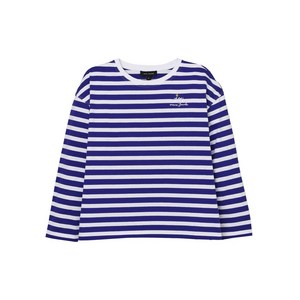 마크제이콥스 스트라이프 플라워 패치 탑, 블루계열, Standard XS(KR 44)