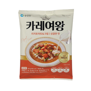 청정원 카레여왕 토마토 크림, 100g, 2개