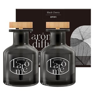 더허브샵 라홈 차량용 디퓨저 150ml 본품, 블랙체리, 2개