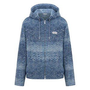 디올 후드 집업 재킷, 블루계열+화이트계열, IT/FR 48(KR 100)