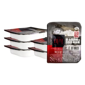 더미식 백미밥, 210g, 6개