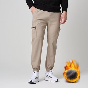 필드웍스 남성 겨울 기모 카고 조거팬츠 스판 건빵 바지