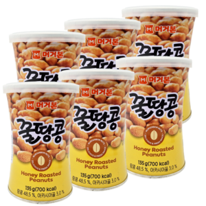 머거본 꿀땅콩, 135g, 6개